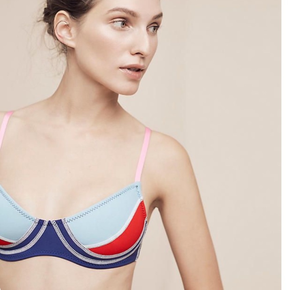 NWOT Anthropologie Cynthia Rowley Bikini TopZ38-24